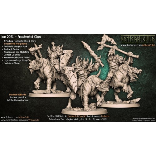 Frostmetal Worg Riders