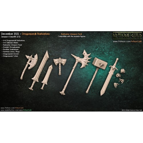 Barbarian Weapon Pack