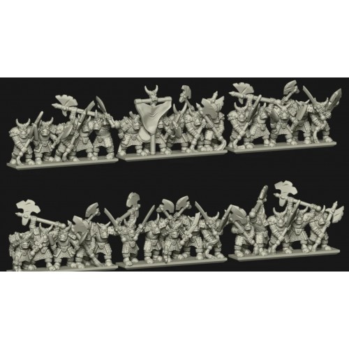 Chaos Dwarves Black Orcs (10mm)