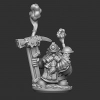 Dwarf Miner Engineer (10mm)