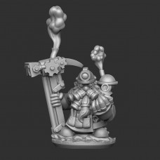 Dwarf Miner Engineer (10mm)