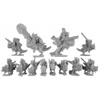 Lizardmen Ceratope Riders (10mm)