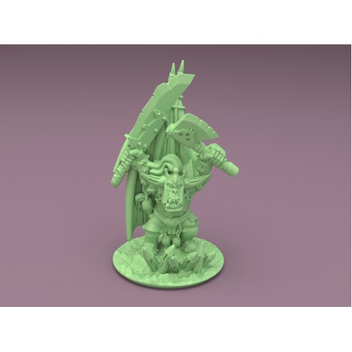 Orc Warboss (10mm)