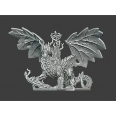 Forest Dragon with Sorcerer (10mm)
