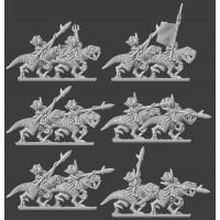 Dark Elf Lizard Riders (10mm)