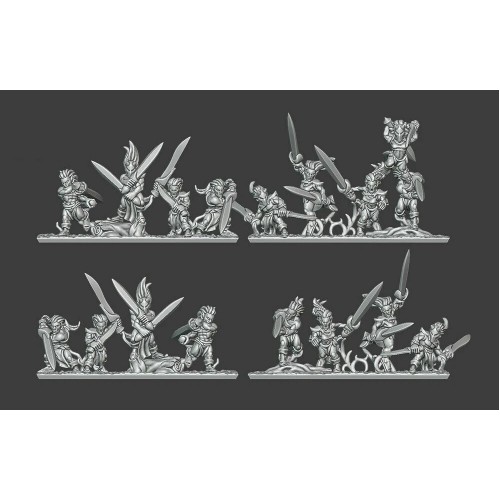 Wood Elf Blade Dancers (10mm)