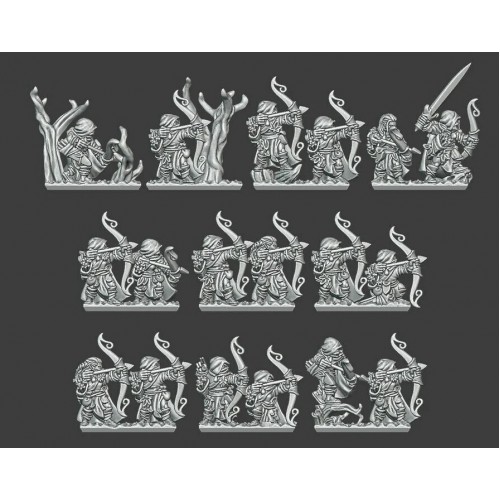 Wood Elf Rangers (10mm)